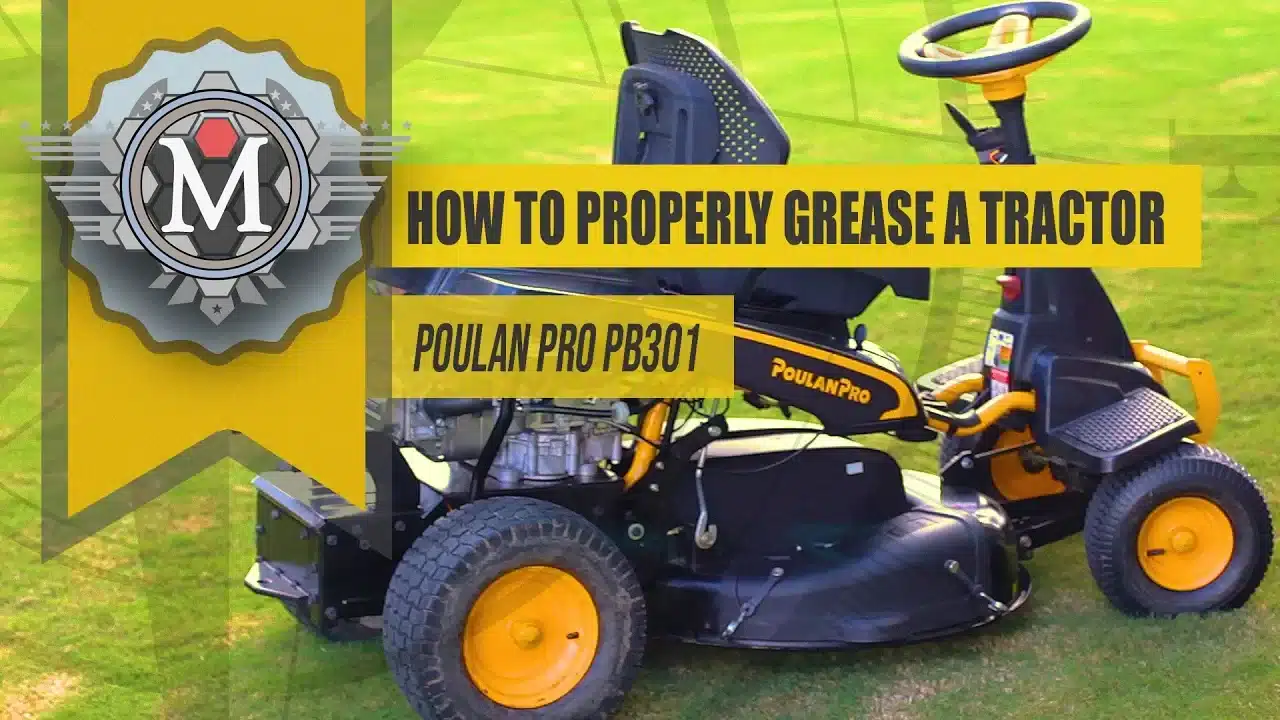 How to properly grease the Poulan Pro PB301
