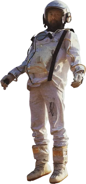 Mark in Astronaut Suit